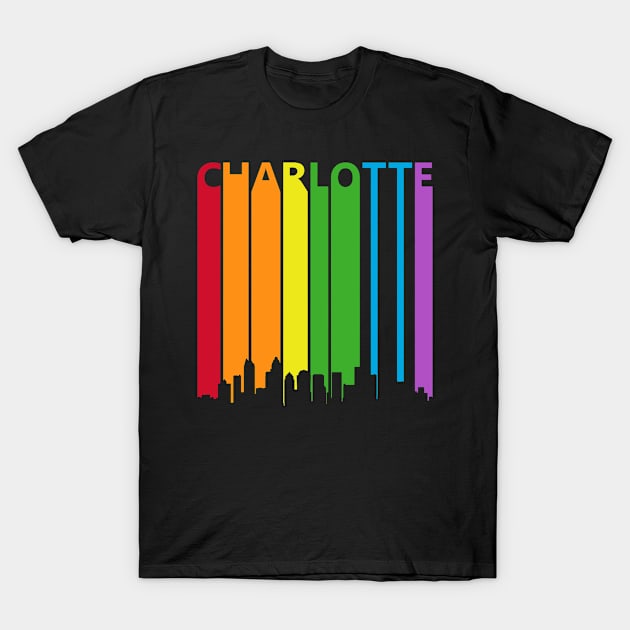 Charlotte LGBT Gay Pride T-Shirt by GWENT